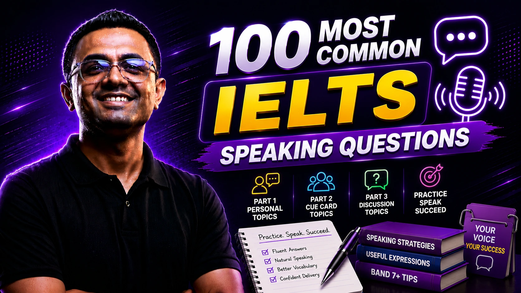 100 Most Common IELTS Speaking Questions