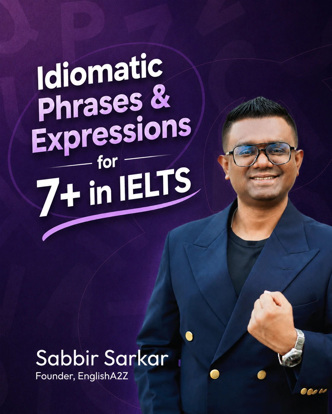 7+ Idiomatic Phrases & Linkers for IELTS - eBook Cover
